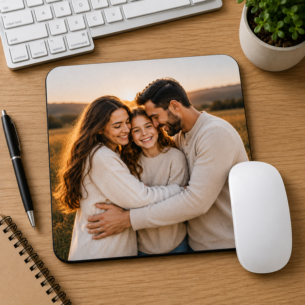 Ορθογώνιο mousepad με εκτύπωση φωτογραφίας για φωτογράφους και καταστήματα