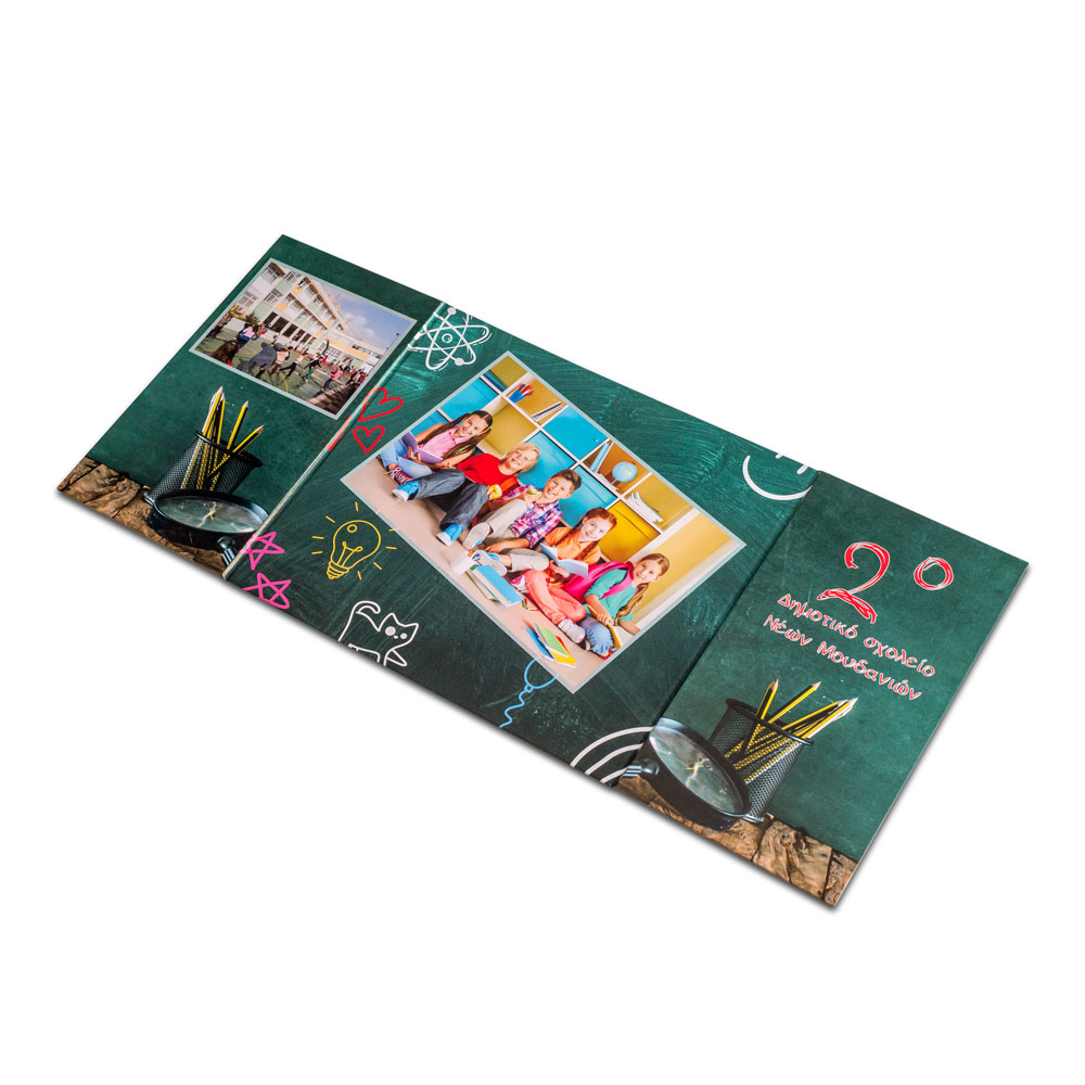 Τρίπτυχο Σχολικό με Σκληρό Εξώφυλλο – Μισά Πτερύγια - Image 10