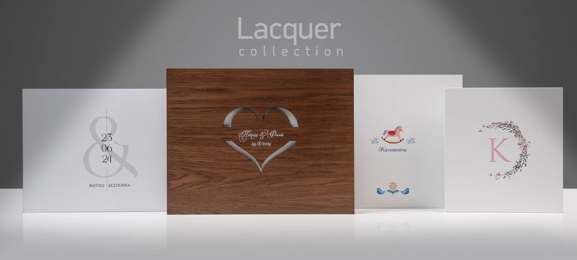 Lacquer Collection ψηφιακά άλμπουμ για επαγγελματίες φωτογράφους